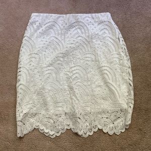 Charlotte Russe White Skirt